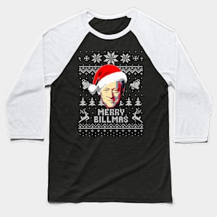 Bill Clinton Merry Billmas Baseball T-Shirt